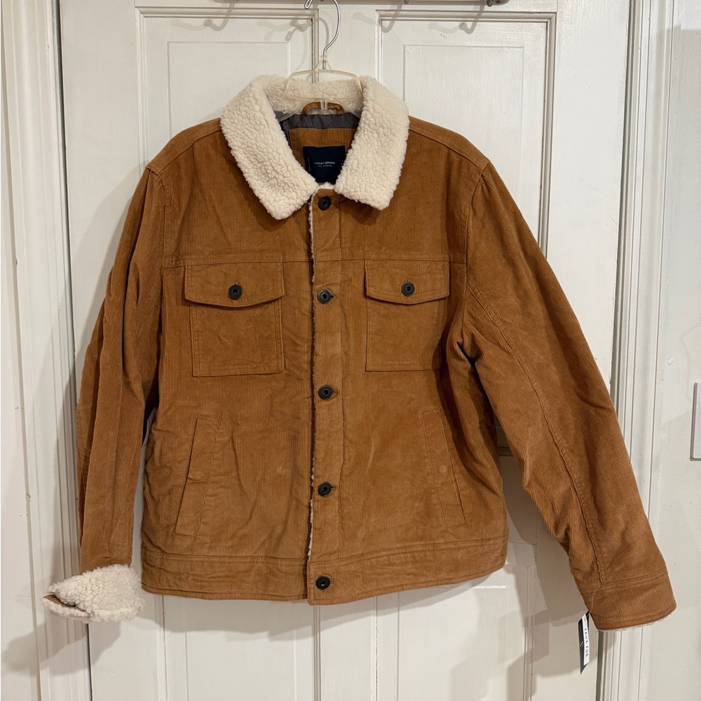 NWT Lucky Brand Men’s Corduroy Jacket. Size Large